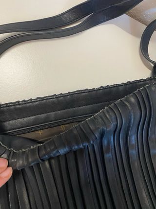 Borsa VERDE nera con logo dorato