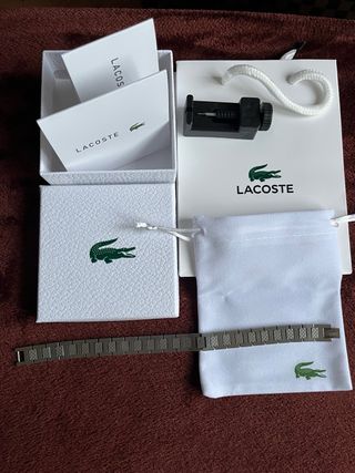 Pulsera Lacoste Gris/Plata