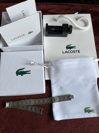 Pulsera Lacoste Gris/Plata
