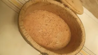 Cesto de corcho antiguo