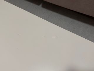 Mesa auxiliar madera blanca