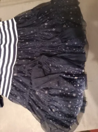 Vestito bambina con stella paillettes