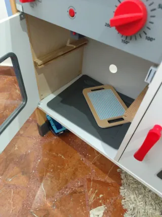 Cocina de madera para niños