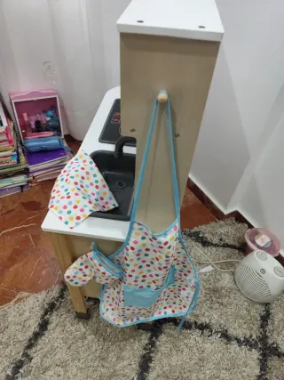 Cocina de madera para niños