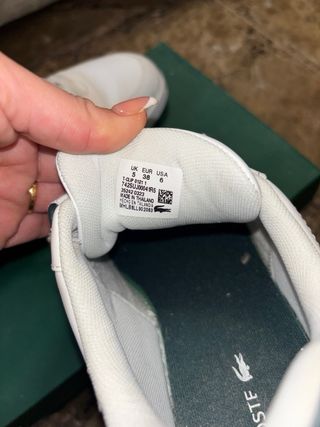 Zapatillas Lacoste Tclip 121 Blancas