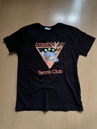 Camiseta Casablanca Tennis Club Negra