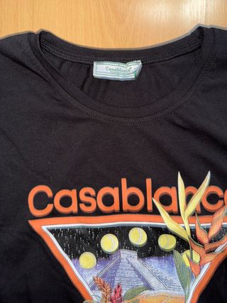 Camiseta Casablanca Tennis Club Negra