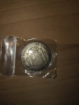 5 Pesetas Alfonso XIII 1889 Plata