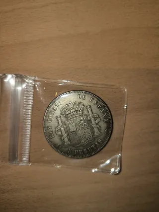 5 Pesetas Alfonso XIII 1889 Plata