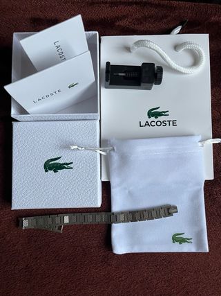 Pulsera Lacoste Plata