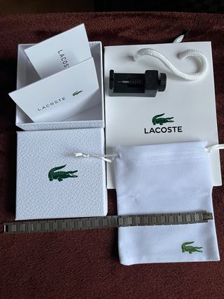 Pulsera Lacoste Plata