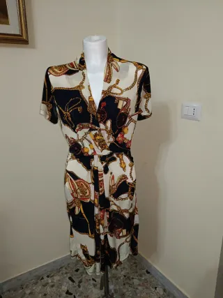 Vestito donna fantasia catene
