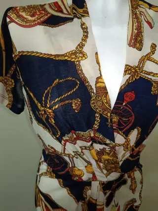 Vestito donna fantasia catene