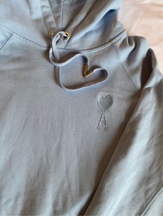 Felpa AMI Paris Azzurra