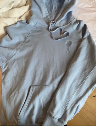 Felpa AMI Paris Azzurra