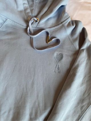 Felpa AMI Paris Azzurra