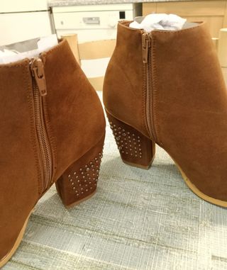 Botines Alice Camel Talla 40 Venca Nuevos