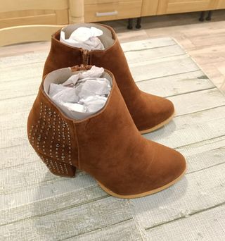 Botines Alice Camel Talla 40 Venca Nuevos