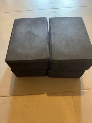 Bloques Yoga Goma Eva Negros