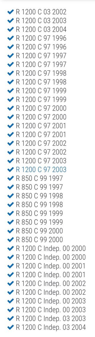 Parabrisas BMW R 850/1200 C