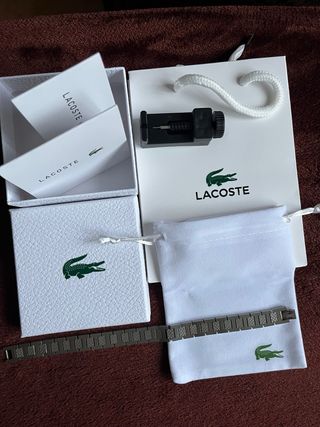 Pulsera Lacoste Plata