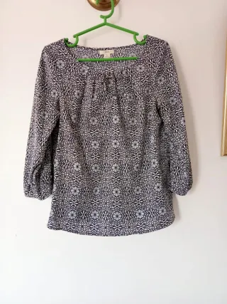 Blusa Sfera Estampada Manga Larga