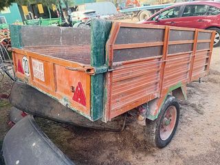 Remolque matriculado para tractor/motocultor