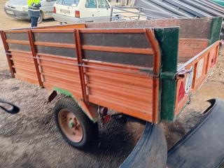 Remolque matriculado para tractor/motocultor