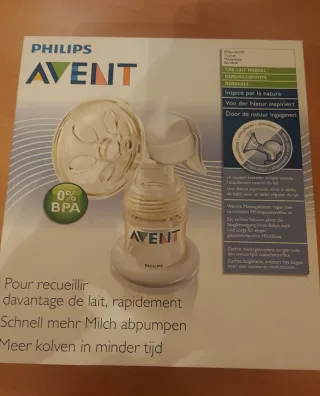 Sacaleches manual Philips Avent 0% BPA