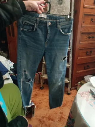 Pantalones vaqueros azules