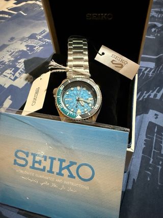 Reloj Seiko 5 Sports SRPJ45K1 Azul