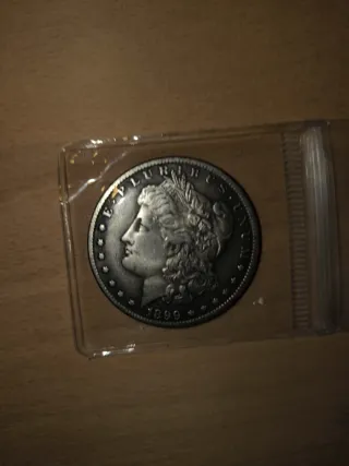 Dólar Morgan 1899 Plata