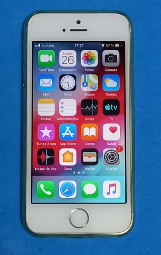 iPhone 5s Blanco y Plateado