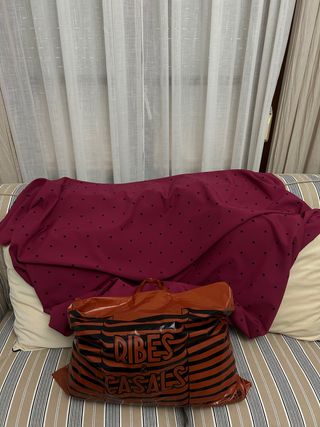 Tela para traje de flamenca/gitana buganvilla