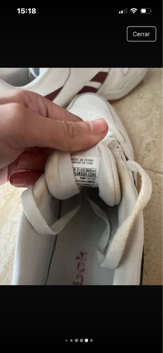 Zapatillas Reebok Blancas y Rojas