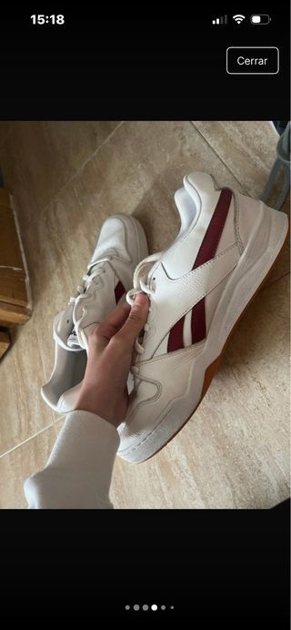 Zapatillas Reebok Blancas y Rojas