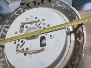 Plafón clásico/vintage metal y cristal