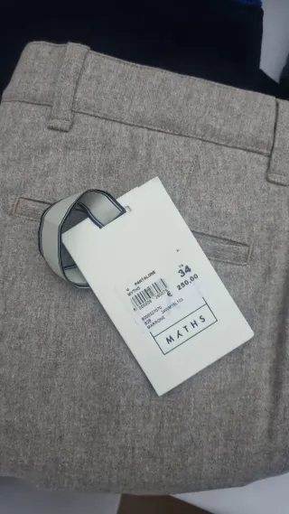 Pantalón cargo Myths hombre beige