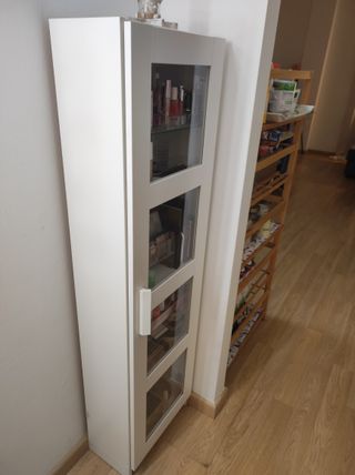 Vitrina Almacenaje Ikea Cristal y Madera