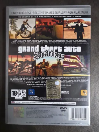 Grand Theft Auto: San Andreas PS2 Platinum