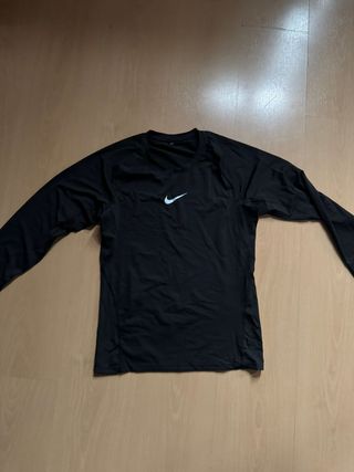 Camiseta Térmica Nike Negra Manga Larga