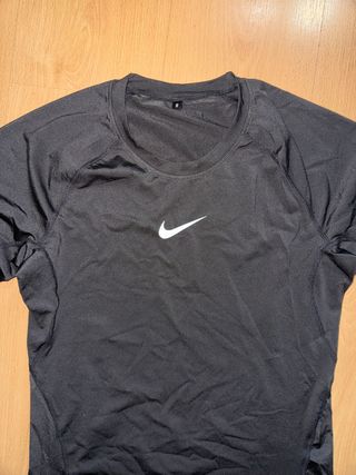 Camiseta Térmica Nike Negra Manga Larga