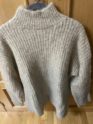 Jersey Zara Lana Beige/Gris