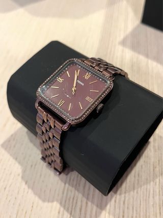 Reloj Fossil Mujer Dorado y Rojo