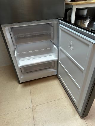 Nevera combi gris