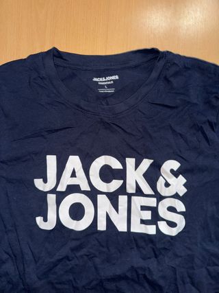Camiseta Jack & Jones Negra Talla L