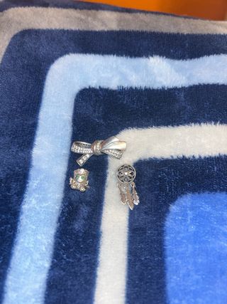 Pandora Charm Set: Bow, Owl, Dreamcatcher