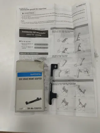 Adaptador Freno Disco Shimano SM-MA-F203P/PA