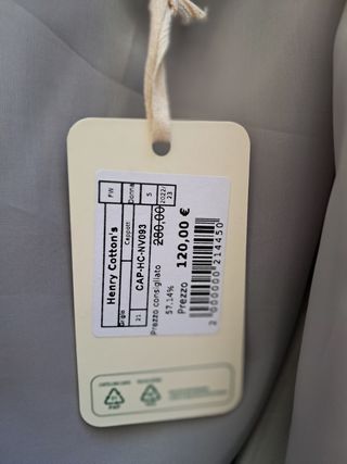 Cappotto corto grigio Henry Cotton's