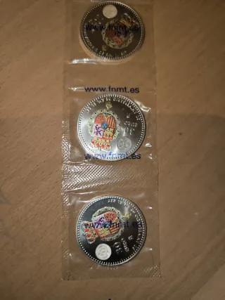 10 Monedas Plata 30€ 2018